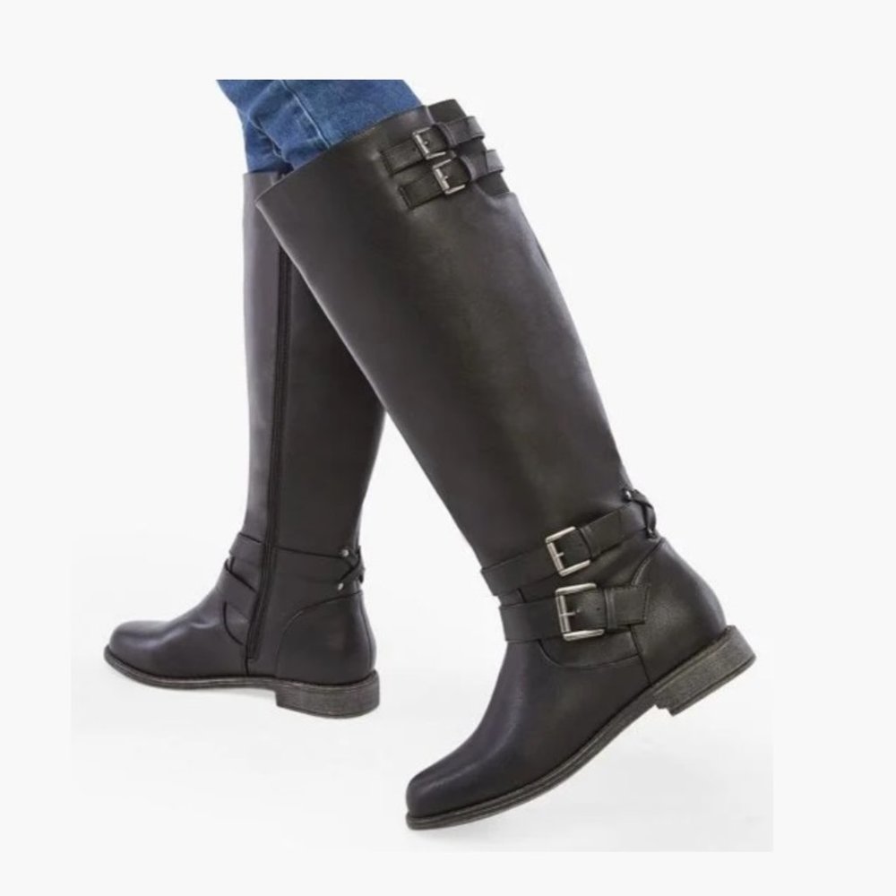 Justfab Knee High Boots Sz 12